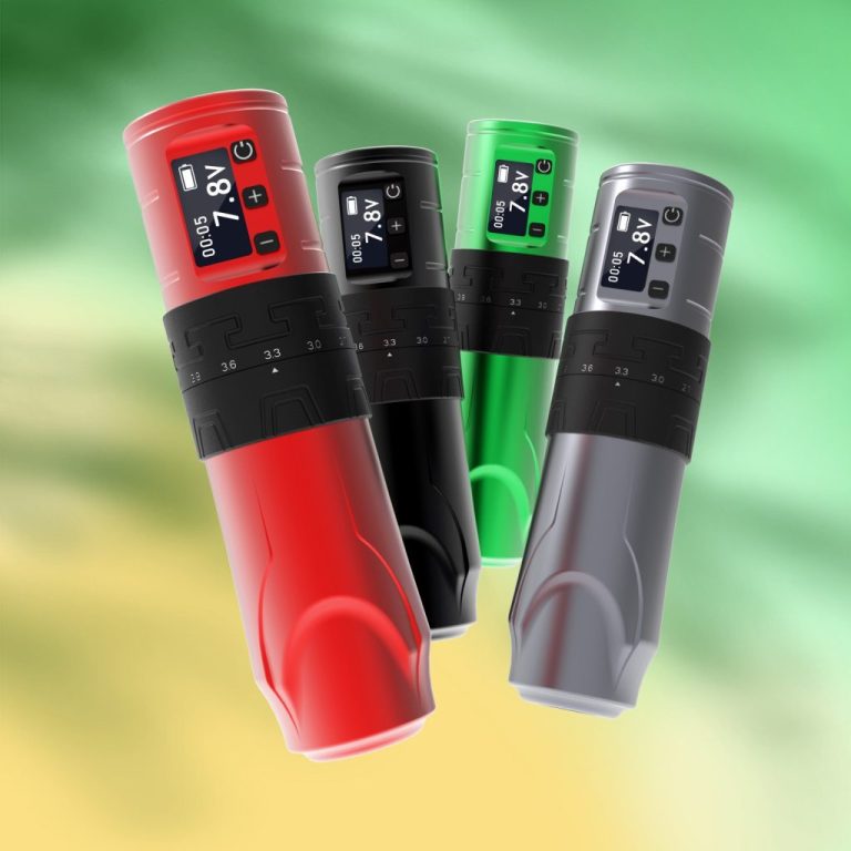 Adjustable Stroke Tattoo Pen Guide One Wireless Machine for Lining and Shading