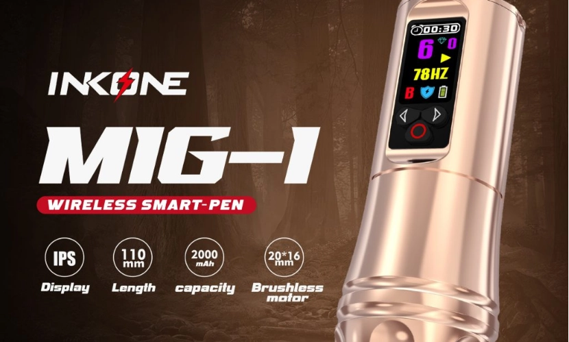 INKONE MIG-1 Wireless Tattoo Machine