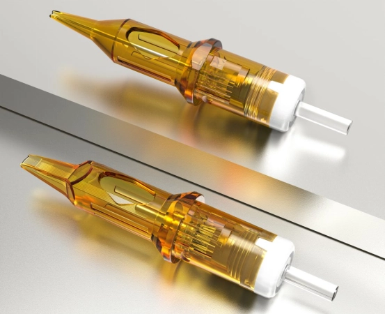Tattoo needle cartridges