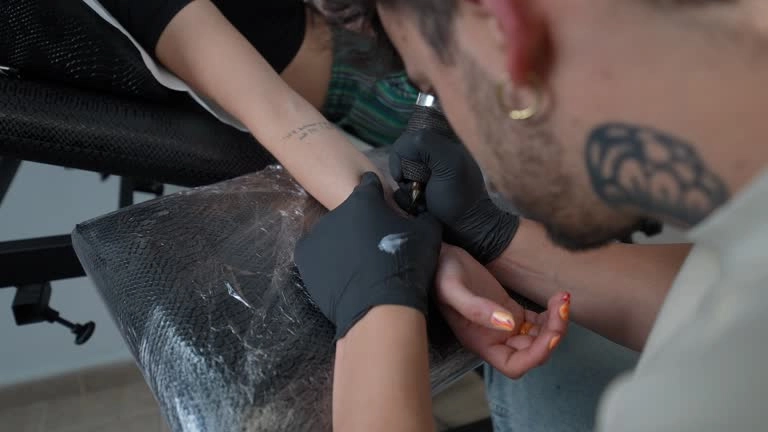 tattooing process